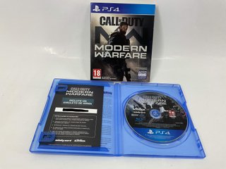 call of duty modern warfare ps4