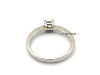 anillo oro 18k con piedra con diamante