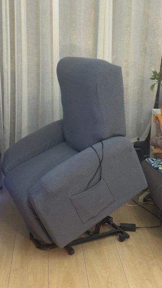 Sillón Relax Masaje y Calor Gris