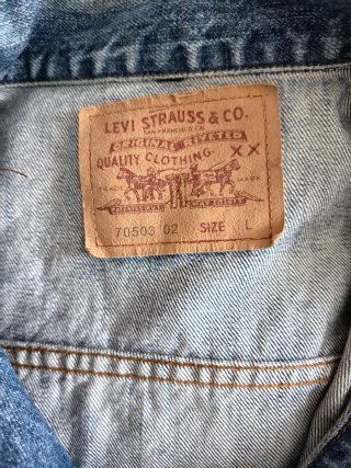 Cazadora Vaquera Levi's años 90