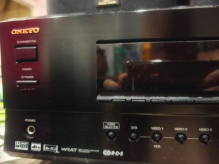 Amplificador Onkyo y Altavoces Technics Negros