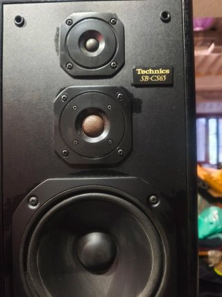 Amplificador Onkyo y Altavoces Technics Negros