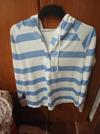 Sudadera de entretiempo con rayas