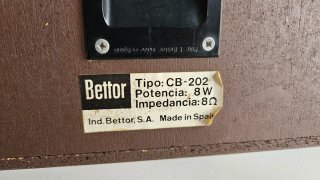 Altavoz Bettor 8 Ohmios Marrón