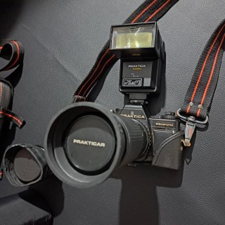 Máquina Fotográfica Praktica BCA Conjunto Completo