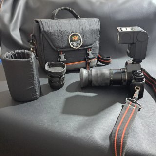 Máquina Fotográfica Praktica BCA Conjunto Completo
