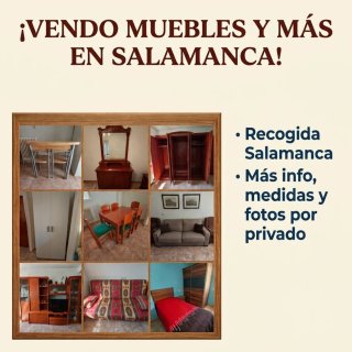 Muebles varios en Salamanca