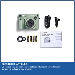 - Instax Cámara instantánea Wide 400 fotos
