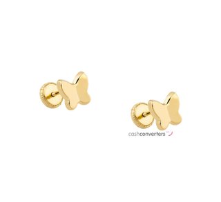 pendientes oro 18k con piedra