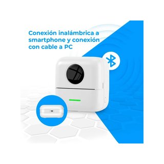 NK Impresora portátil térmica inalámbrica móvil