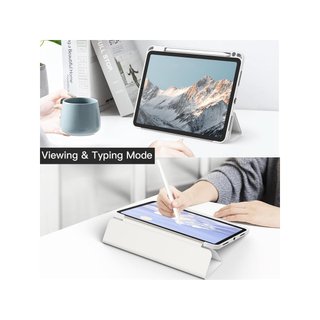 JETech funda iPad soporte pencil transparente