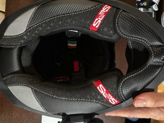 Casco Moto CGM Negro Rosa