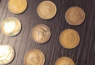 Lote Antiguas Monedas Peseta