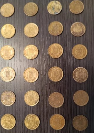 Lote Antiguas Monedas Peseta