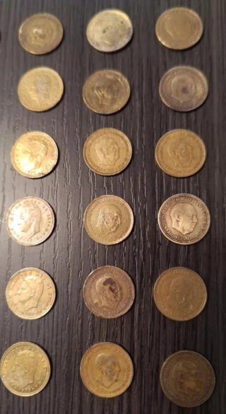 Lote Antiguas Monedas Peseta