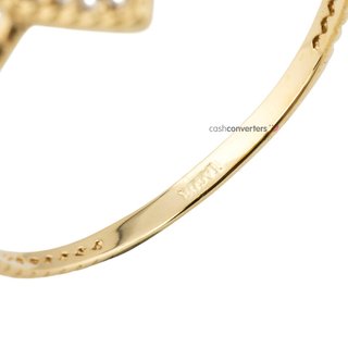anillo oro 18k con piedra con circonita
