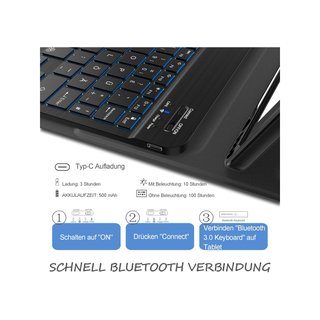 NUOYOOU Pad 6 11 pulgadas 2023 Funda teclado