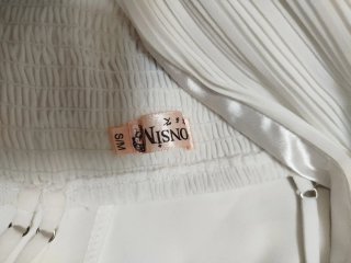 Vestido de novia blanco con chaqueta