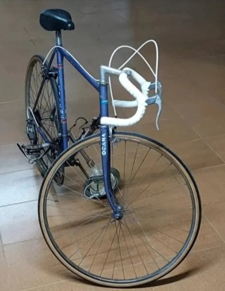 Bicicleta carretera antigua 5V 2 platos.