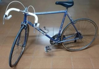 Bicicleta carretera antigua 5V 2 platos.