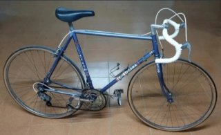 Bicicleta carretera antigua 5V 2 platos.
