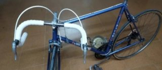 Bicicleta carretera antigua 5V 2 platos.