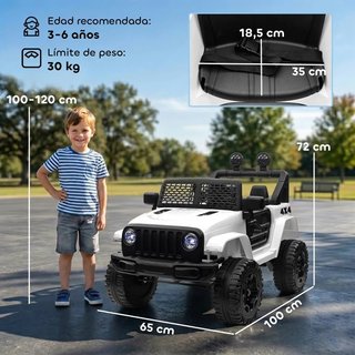 Coche eléctrico infantil 4x4