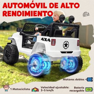 Coche eléctrico infantil 4x4