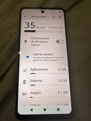 Motorola model:G04S_16GBRam y 128GB Rom