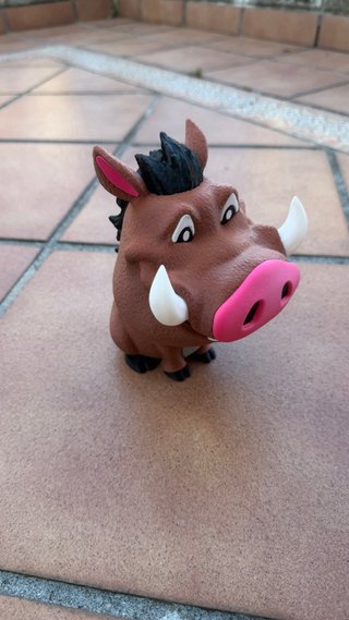 Figura Pumba El Rey León 3D