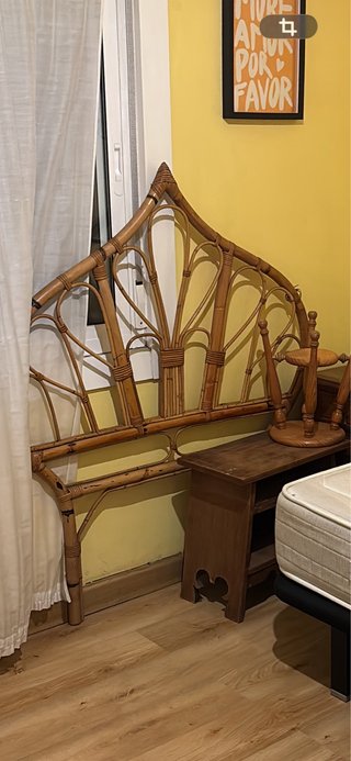 Cabecero de bambú para cama de 90