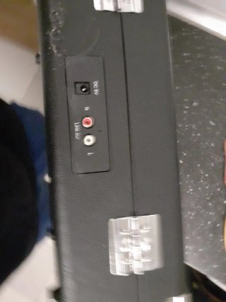 Tocadiscos Maleta Negro