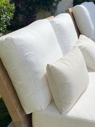Colchonetas y cojines para muebles de exterior