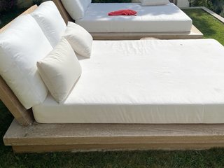 Colchonetas y cojines para muebles de exterior