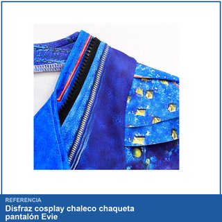 Disfraz cosplay chaleco chaqueta pantalón Evie