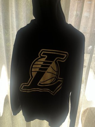 Sudadera Los Lakers Negra y Dorada