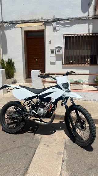 Moto Enduro/Motocross Blanca