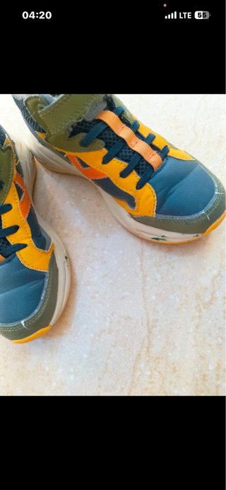 Scarpe Munich Bambino Blu Giallo