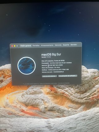 iMac 27  URGE VENTA