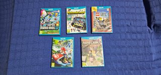 Lote 5 Juegos Wii U: Mario, Lego, Minecraft