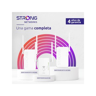 STRONG B07BZ1XDSH Amplificador WiFi 300 Mbps Doble