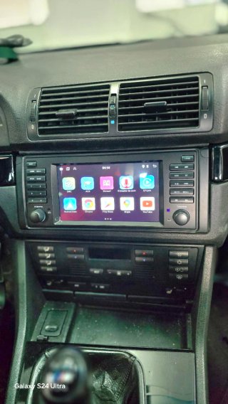 Rádio 4/64GB BMW E39/X5 E53 Android 14  + Carplay.