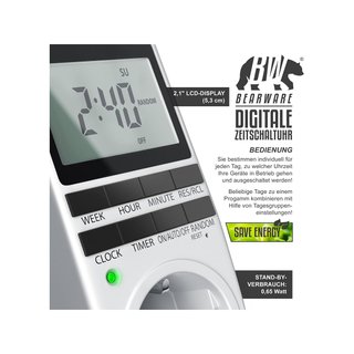CSL Temporizador digital programable ahorro