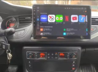 Rádio Citroën C5 Android 14 + GPS + Carplay