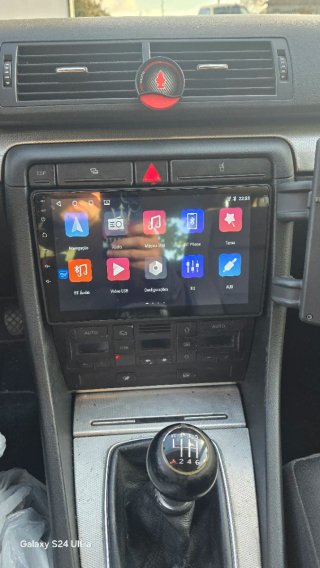 Rádio Audi A4 B6 B7 Android 14 + GPS + Carplay