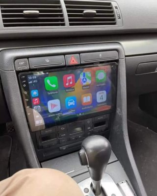 Rádio Audi A4 B6 B7 Android 14 + GPS + Carplay