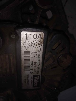 ALTERNADOR RENAULT MEGANE II BERLINA 5P 8200290215 1174843