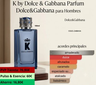 K by Dolce & Gabbana Parfum Hombre 100ml