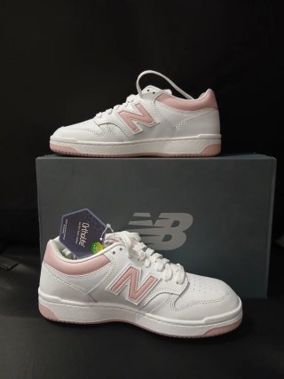 New Balance 480 Bianco Rosa Antico Nuove 37.5