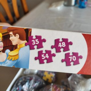 Puzzles Disney Princesas 4 en 1